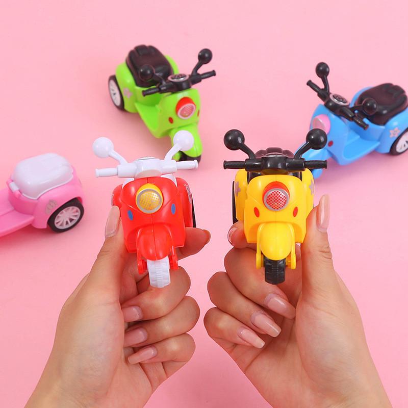 Simulation Mini Inertial Three Wheel Motorcycle Model Children Toy For Sensory And Cognitive Development