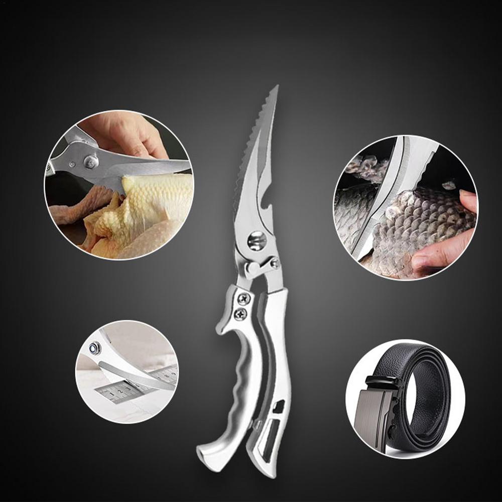 Kitchen Shears For Cutting Chicken Ergonomic Kitchen Poultry Scissors Multifunctional Utility Scissors Portable Meat Cutting