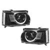 Defender Design Full LED Headlights Projector Replacement for Land Rover Range Rover Vogue L322 Facelift 2010‑2012