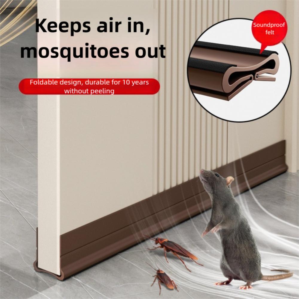 Self-adhesive Door Draft Stopper Noise Reduction Blocker Professional Draught Excluder  Living Room