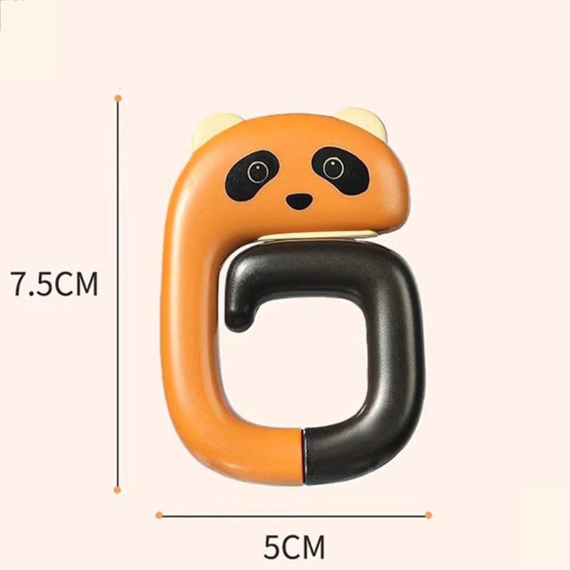 

1 шт. Портативный пластиковый пакет, милый крючок в виде животного для подвешивания декоративного стола, крючки для сумок, настенная вешалка, держатель для сумочки B