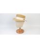 Yunibeosyeolkemiseuteuli Ivory Line Beige Short Panama Hat
