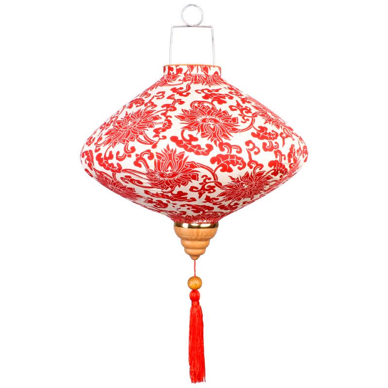 Antique Pattern Waterproof Chinese Lantern for Outdoor Balcony Decoration