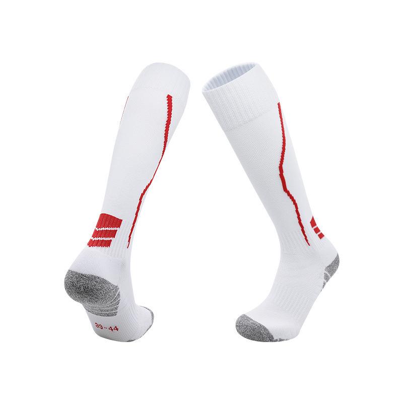 Unisex Long Tube Football Socks: Professional, Wear-Resistant, Sweat-Wicking, Non-Slip Sports Socks for Teens and Adults