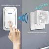 USB Wireless Doorbell Smart Welcome Door Bell 3 Levels Adjustable Volume 38 Melodies Home Emergency Patient Bed Call Doorbell