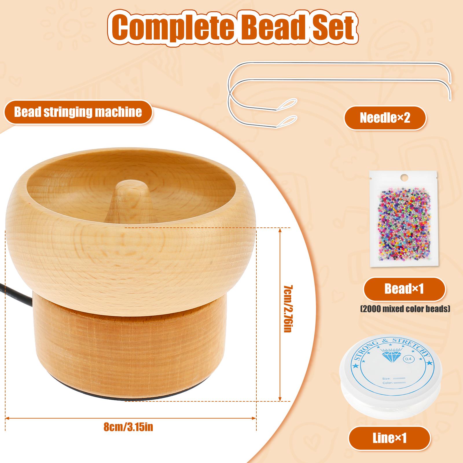 

Электрический спиннер для бисера с питанием от USB, вращающаяся чаша для нанизывания бисера, регулируемое направление вращения, загрузчик бисера для изготовления браслетов, ожерелий, ювелирных изделий