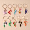 Cute Simulation Chili Keychain Women Girls Pepper Key Ring Pendants for Handbag Decor DIY Handmade Key Chain Jewelry Gifts