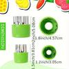 9pcs/set Star Heart-shaped Vegetable Cutter Plastic Handle Portable Cooking Tools Stainless Steel Fruit Cutting Kitchen Utensils