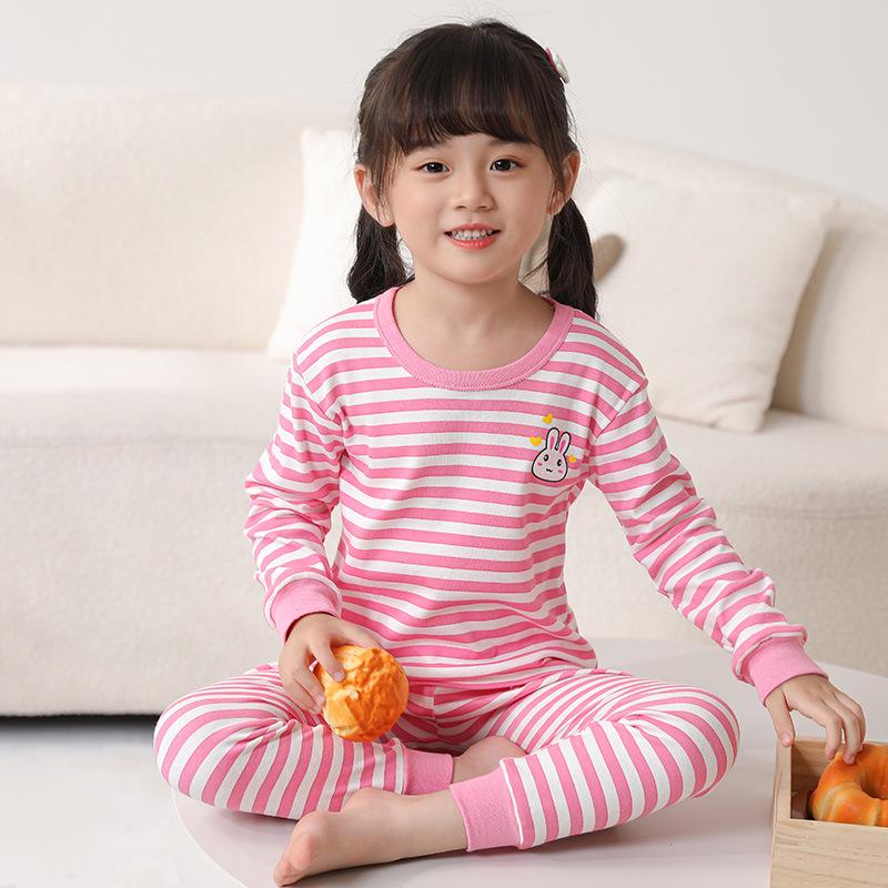 Children's Pure Cotton Underwear and Pajama Set for Girls and Boys – Autumn/Winter Collection