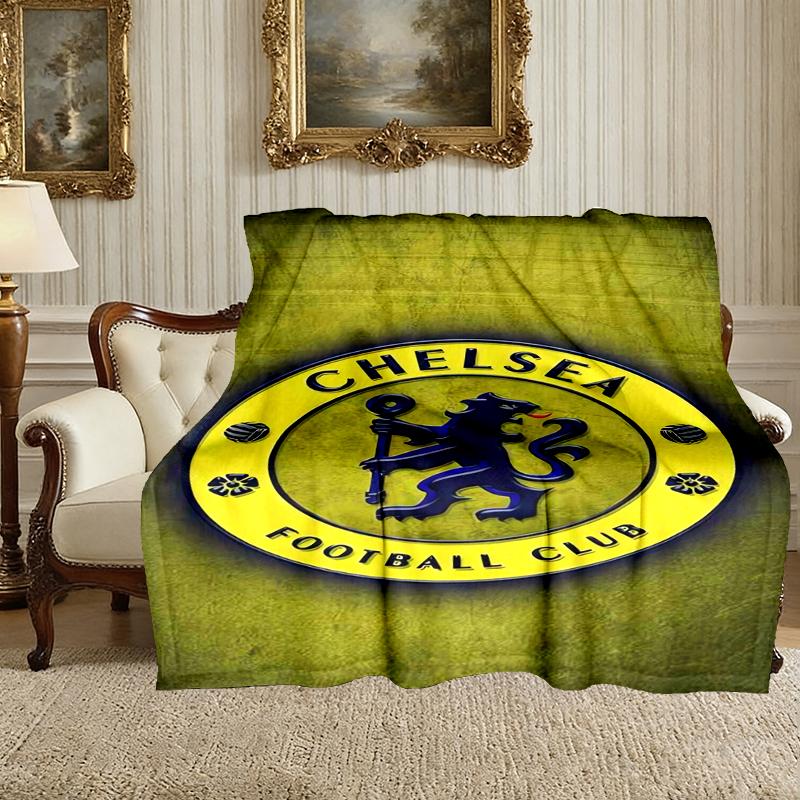 1pc Digital Print Nap Blanket, Chelsea FC Blanket for Home Use, All Season Warmth, Christmas and Valentine's Day Gift Blanket