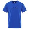 Casual Mens T Shirts Cat Cute Pritned Summer Cotton O-Neck T-shirt for Men Short Sleeve Top Tee Shirt Funny Streetwear T-shirts