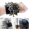 Magnetic Wristband for Holding Screws,Nails,Drilling Bits,Wrist Tool Holder Belts with Strong Magnets,five Rows of Ten Magnets