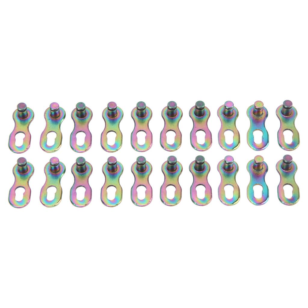 10 Pairs Bike Missing Link Speed Chain Link Road Bike Chain Link Connectors with 9 Speed Colored