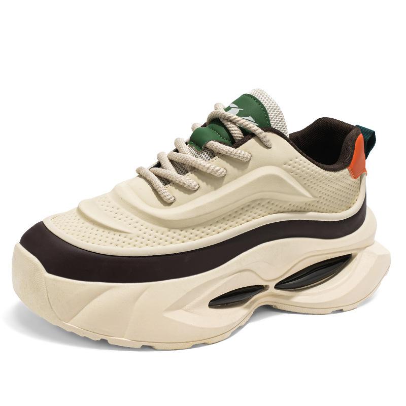 Men's Shoes Summer New Men's Platform Tide Shoes Light Non-slip Old Shoes Light Sports Shoes Daily Casual Shoes Men.