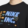 Nike T Shirts Men's Black Crew Neck Moderate Straight Fit FV8361-010