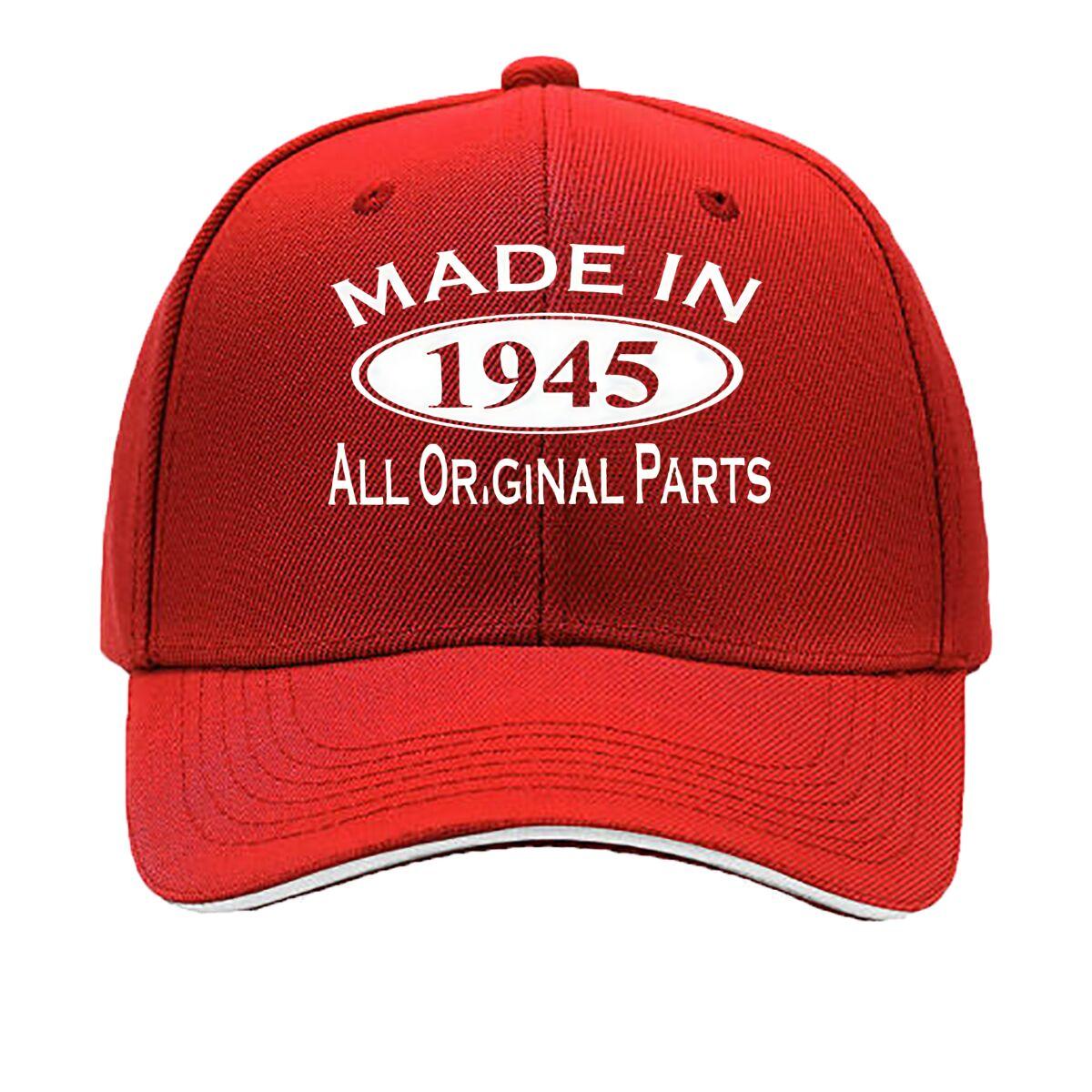 Made In  All Original Parts Vinyl Sticker Hip Hop hat Fashion Outdoor Sports Sandwich Baseball Cap One Size
