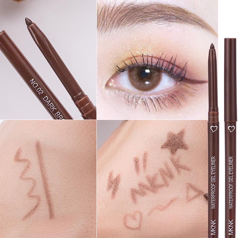 

Waterproof Eyeliner Gel Pencil Quick Dry Silky Crayon Eye Liner Pen Long Last Matte Black Brown Silkworm Pen Makeup Cosmetics