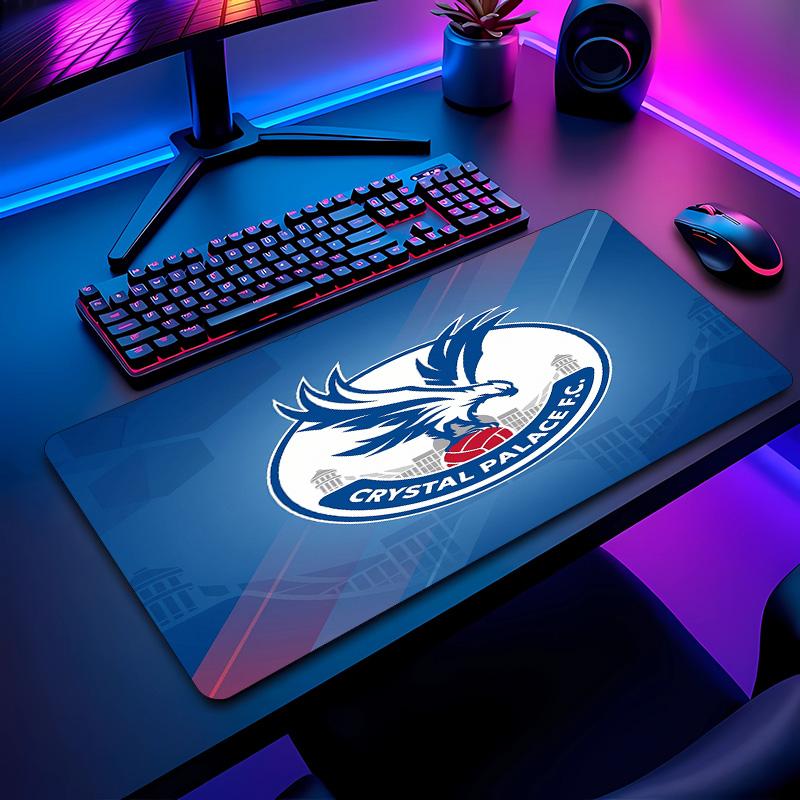 Crystal Palace Football Pattern Mouse Pad Non?Slip Rubber Base Gaming Mousepad For Desk Office Home