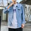 Hommes Jeans veste hommes Bomber vestes hommes Hip Hop homme Vintage Denim veste manteau Streetwear