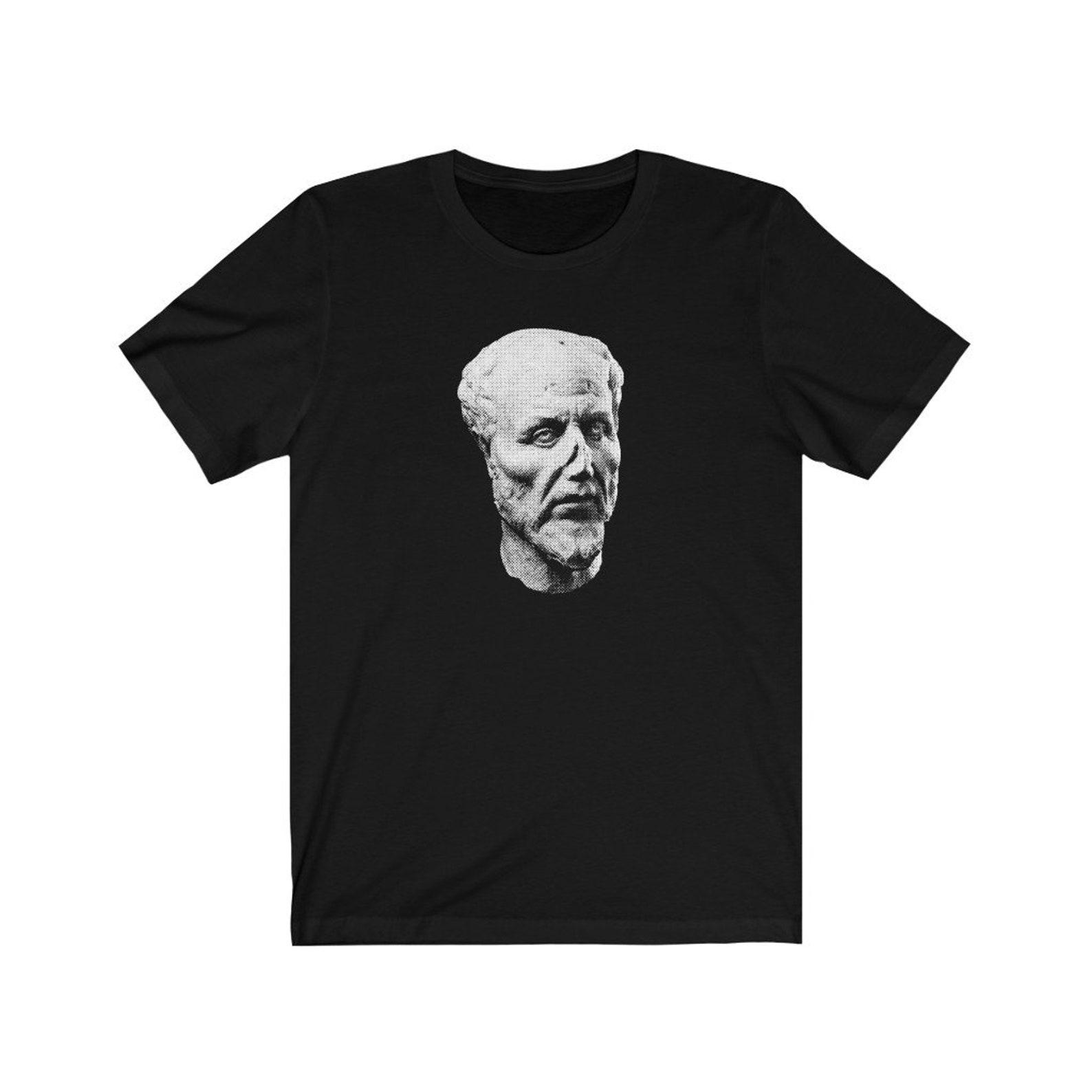 Plotinus Bust Philosophy T-shirt L