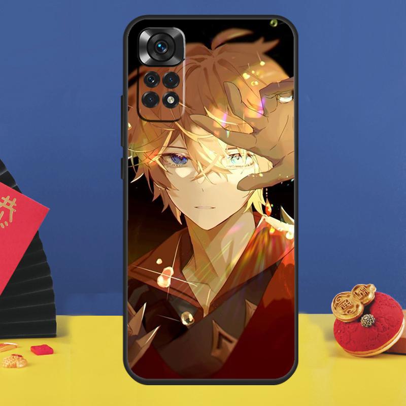 

Genshin Impact Tartaglia Phone Case For Xiaomi Redmi Note 14 Pro 13 12 9 10 11 15 Pro Plus 10C 12C 13C 14C 15C Cover Redmi 13 4G