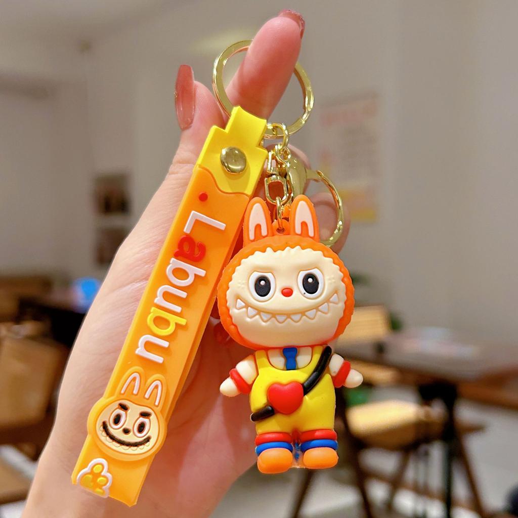 Cartoon Sheep Keychain Pendant Cute Doll Backpack Car Key Chain Ring Gift