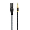 Reliable 3.5mm to XL Wire with Reinforced PVC Braiding Advanced Patches Cable Clear & Smooth Sound for Music Playbacks