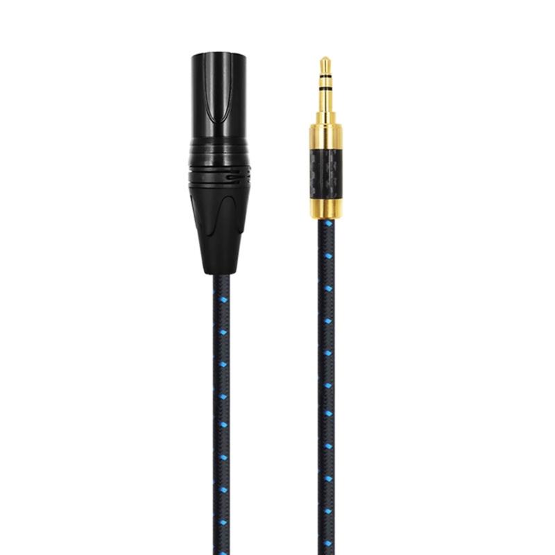 Reliable 3.5mm to XL Wire with Reinforced PVC Braiding Advanced Patches Cable Clear & Smooth Sound for Music Playbacks