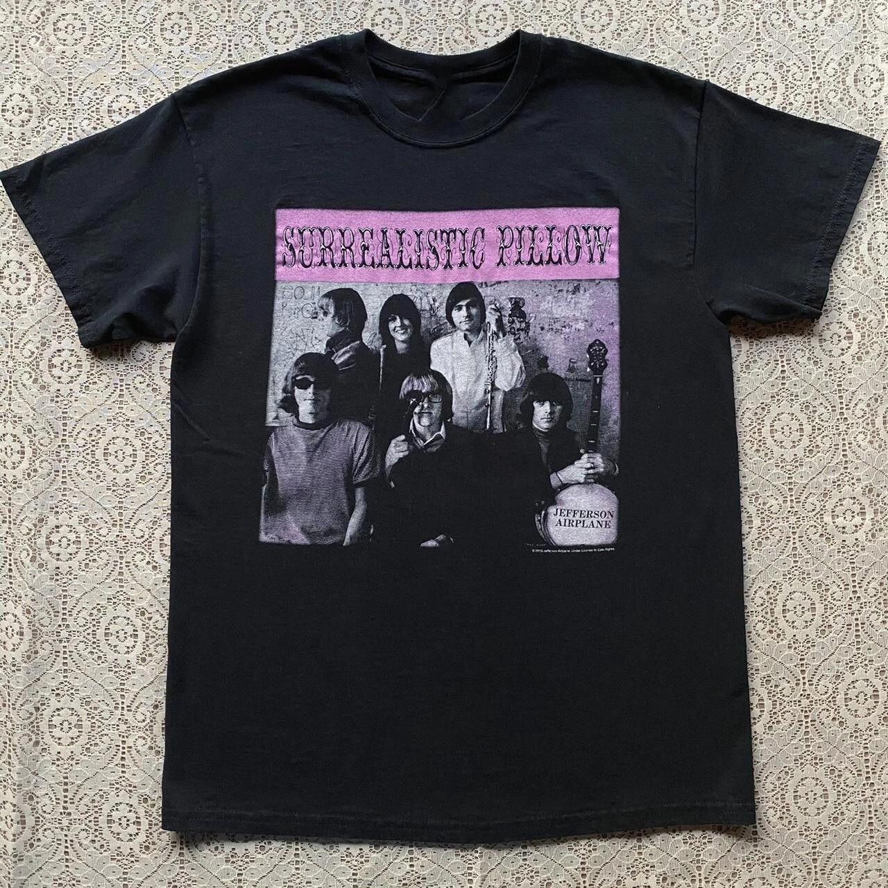Jefferson Airplane Surrealistic Pillow Black Rock T-Shirt 2015 Retro XXXL