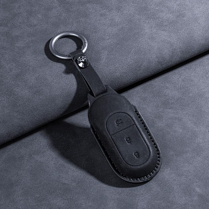 Fit For Leapmotor T03 B10 C10 C01 C11 C16 Car Key Card Holder Smart Card Case Suede Protective Shell