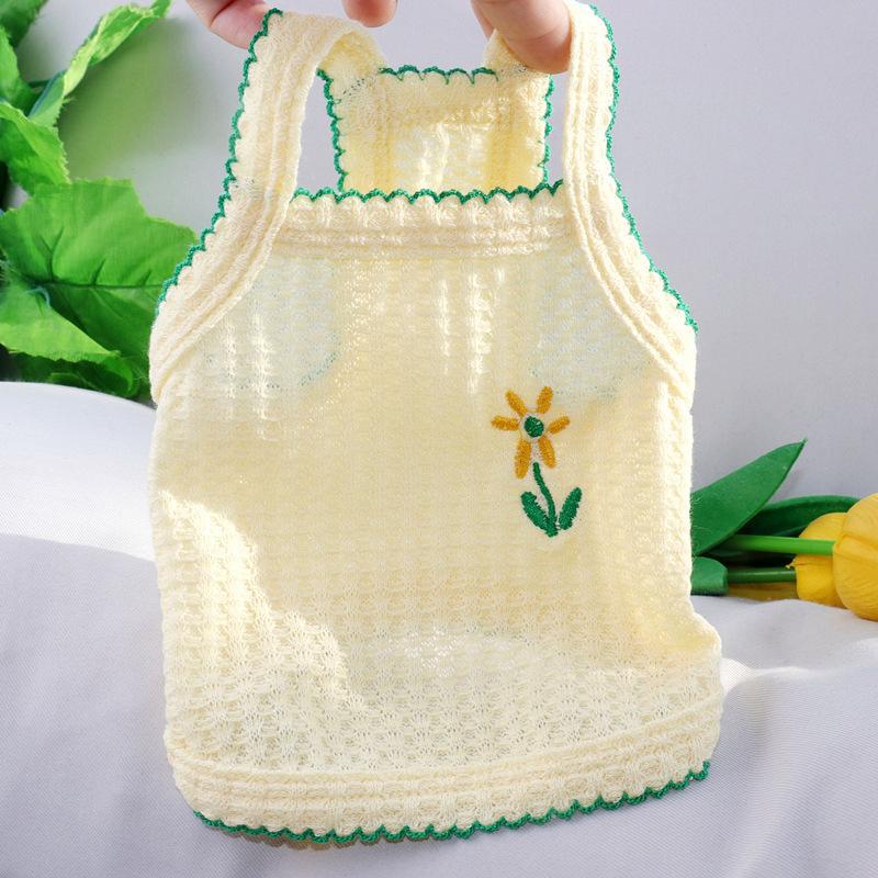 Summer Thin Suspender Pet Clothes Small Dog Dog Clothes Breathable Thin Sleeveless Suspender