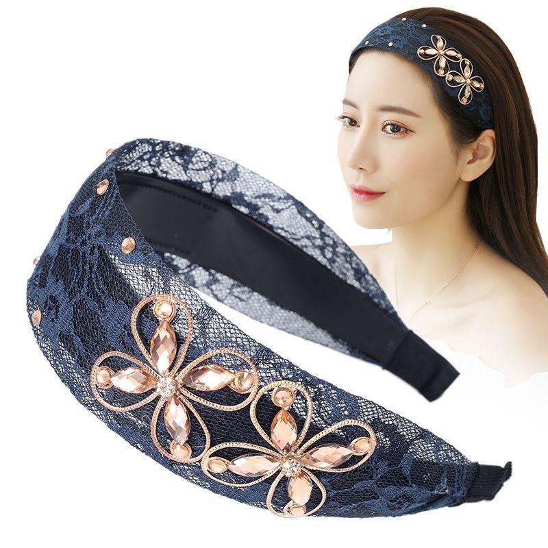 Versatile Korean Women's Temperament Hair Tie and Headband for Style and Gray Coverage