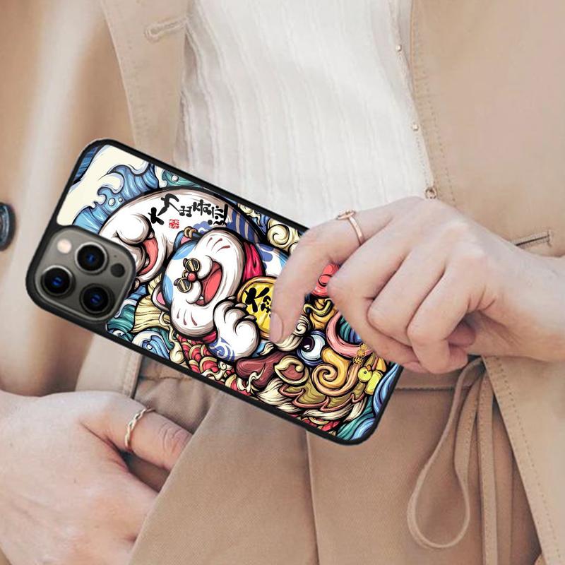 Creative lucky money cat Magnetic Phone Case For APPLE iPhone 17 Air 16 14 13 12 Pro Max 15 Plus Wireless Charge MagSafe Cover