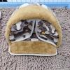 Cotton Plush Hamster Bed Washable Hamster Nest Cozy Rabbit House  Indoor Use