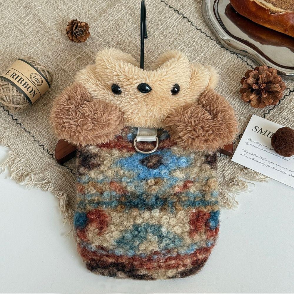 Cute Bear Puppy Clothes Vest Cat Clothes Teddy Bear Coat New Pet Dog Clothes  Winter