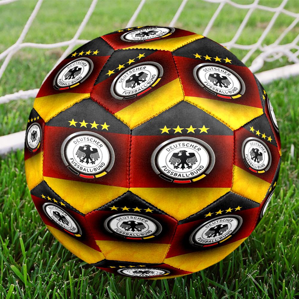 Germany Football Emblem Printed Size 5 Soccer Balls, High-Quality, Anti-Slip, Protective Football, A Unique Gift , Birthdays, Christmas Gifts