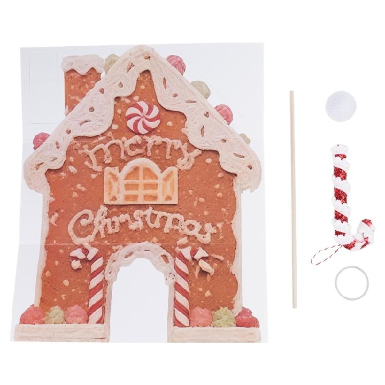 Christmas Themed Golf Play Set Multipurpose Light Weight Plastic Golf Game Set For School Event Office Team Building 1