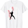 Baseball Player Christian T-Shirt Philippians Graphic Print Round Neck Men's Tee