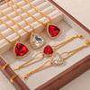 Dreamy French Vintage Starry Shimmering Necklace for Women Stylish Diamond Inlaid Pendant Light Luxury Stainless Steel Jewelry