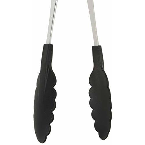 Tanabe Metal Color Tongs, Medium, Black, 0019