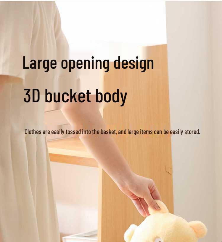 3-Compartment Foldable Laundry Basket with Oxford Cloth for Bathroom Storage and Toy Organization