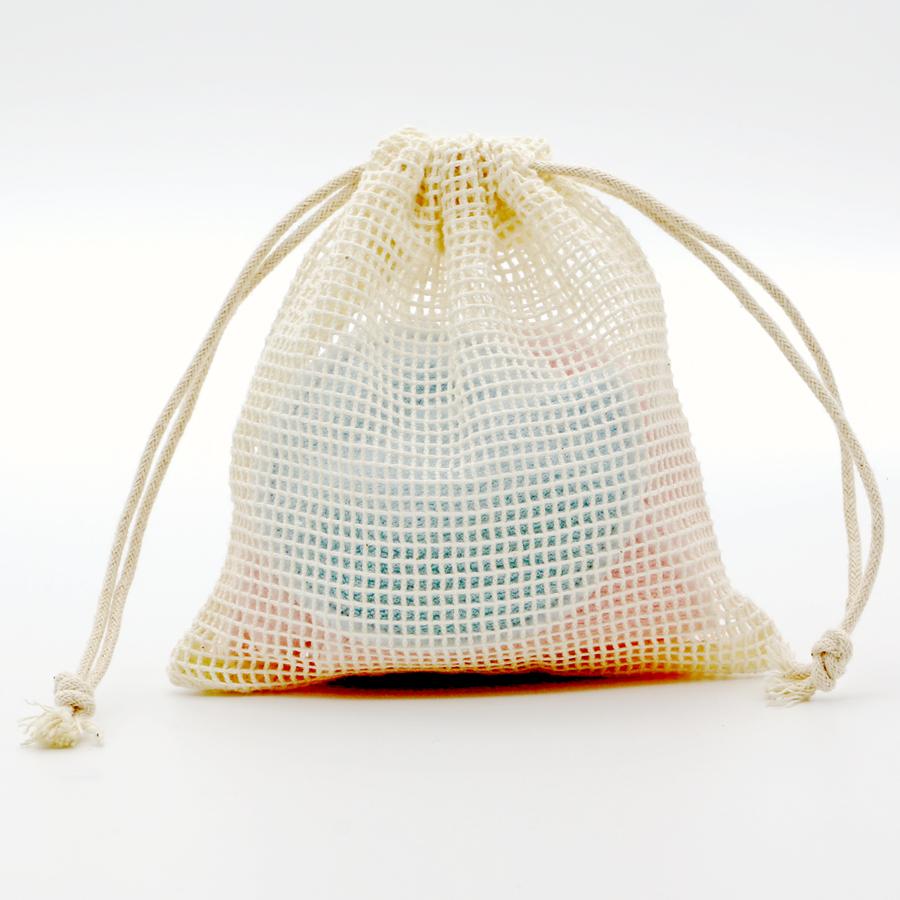 12 kusů omyvatelných kulatých opakovaně použitelných bambusových odličovacích tamponů Čistící tampon na obličej Bavlněný odličovací tampon