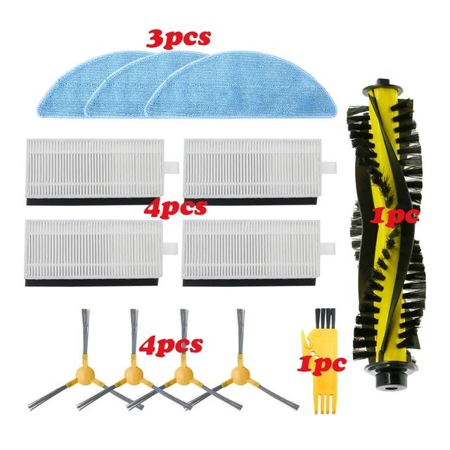 

Боковая щетка + фильтр + швабра + роликовая щетка для сменного комплекта робота-пылесоса Mamibot Exvac660 650