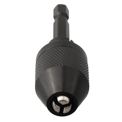 1pc Keyless Drill Chuck 0.3-6.5mm Hex Shank Chuck Adapter Drill Drilling Converter Tool Drill Chuck Clamp Power Tools