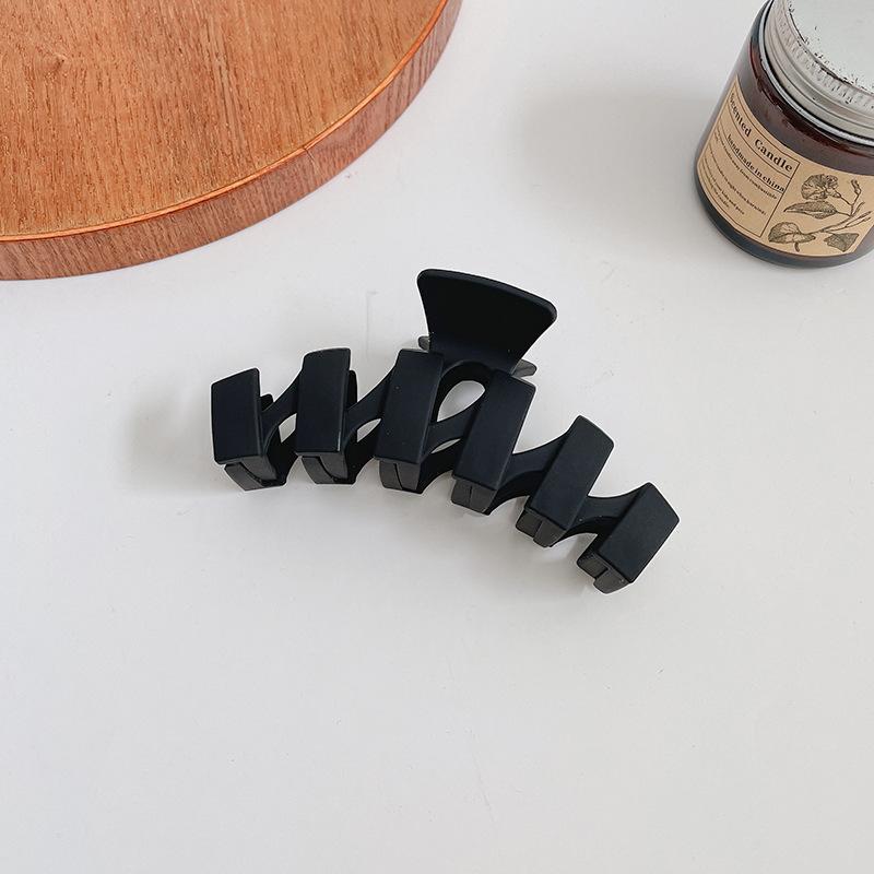 Nuove pinze per capelli a chela eleganti da donna Bianco Caffè Plastica Grande Pinza per capelli Copricapo Coreano Ragazze Pinze per capelli a chela di granchio Accessori per capelli alla moda