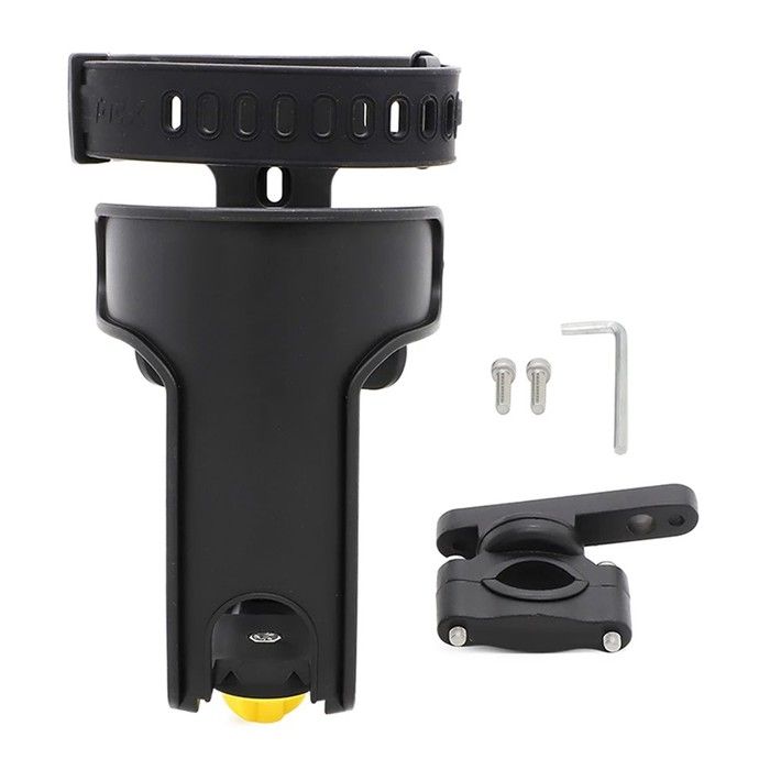 Porte-bouteille moto - Tourtecs - Universel - Rotation 360° - Sangle ajustable