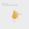 Ocean Series Gold Conch Charm New Product 18K Gold Stainless Steel Geometric DIY Pendant Stainless Steel Charms