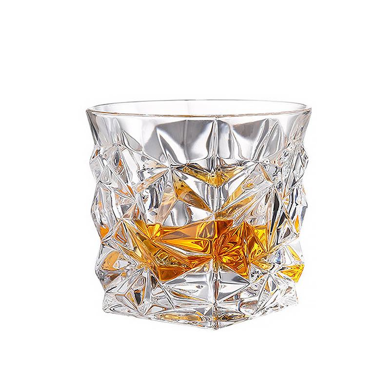 Embossed Whiskey Glass Gift Set Bar KTV Classic Liquor Cup Home Glass Beer Mug