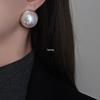 Exquisite Hong Kong Style Pearl Stud Earrings for Women - Large, Elegant, and Stylish (2025 Collection)