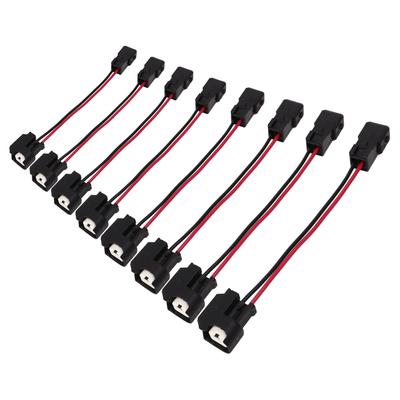 8 Stück Kraftstoffinjektor-Adapterkabelbaum LS1 LS6 LT1 EV1 Motor-Kabelbaum zu LS2 LS3 LS7 EV6 Injektor
